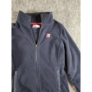 Chick-fil-A Oobe Fleece Jacket Navy Blue Full Zip Uniform  Medium Workwear